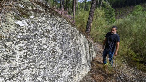 Un canal minero de la época romano fue tallado en la roca viva 