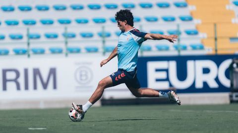 El jugador del Celta Hugo Gonz�lez.