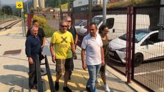 Zapico, en la estaci�n de Laviana