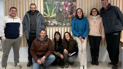 Nueva junta directiva de la Asociaci�n Ap�cola Abellas Nais.