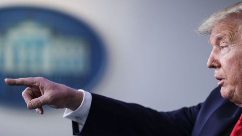 El presidente de Estados Unidos, Donald Trump