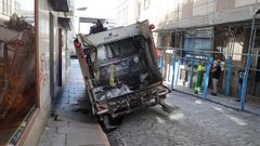 El veh�culo bajaba por la calle a las nueve de la ma�ana y tuvo que ser retirado por una gr�a especial