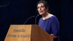 La periodista mexicana Alma Guillermoprieto, Premio Princesa de Asturias de Comunicaci�n y Humanidades