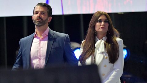 Donald Trump jnior y Kimberly Guilfoyle, en un acto en Palm Beach, en diciembre del ao pasado