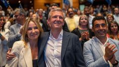 Rueda, con Fern�ndez Tapias y L�pez, en un acto del PPdeG