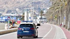 La Polic�a Nacional patrullando por Almer�a