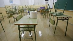 El arranque del  curso escolar 2020/2021 estuvo marcado por la desinfecci�n y los refuerzos de limpieza