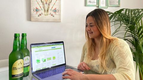 Laura Garc�a, responsable de la web sidraonline.es