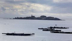 Vistas de la ra de Arousa desde A Pobra
