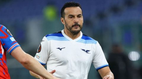 Pedro Rodríguez, en un partido con el Lazio
