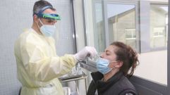 Imagen tomada durante el cribado llevado a cabo en Ponteceso