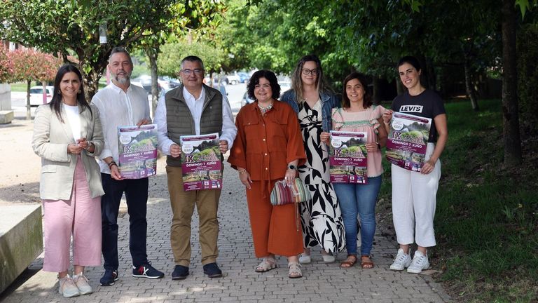 Un momento de la presentaci�n de la andaina solidaria
