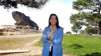 Mar�a de Sampedro, alcaldesa de Ribeira.