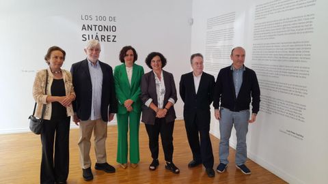 Berta Pin durante la inauguracin de la muestra.