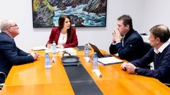 Jos� Mar�a Varela y Jos� Manuel Mato con Mar�a Jos� G�mez