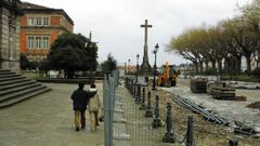 Imagen de archivo de las obras acometidas en el 2001 en el entorno de Montero R�os