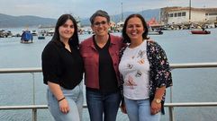 Las dos nuevas edilas, con Paula Mouzo en el centro, en una imagen compartida en sus redes por el PP de Camari&ntilde;as 