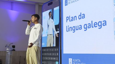 Presentaci�n do Plan da lingua galega, hai uns d�as no Gai�s