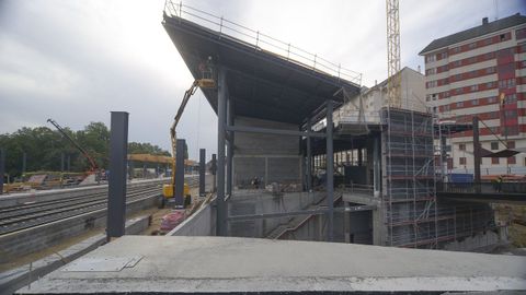Obras en la Intermodal de Lugo