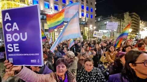 Una manifestaci�n del 25-N contra la violencia de g�nero