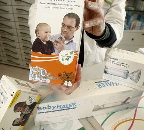 Cinco tipos de cmaras de inhalacin peditrica dejarn de subvencionarse desde mayo.