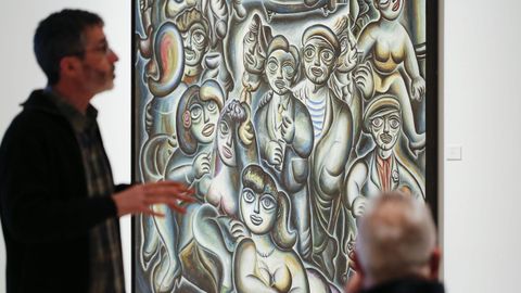 Obra de Vidal Souto expuesta en el centro cultural Marcos Valc�rcel