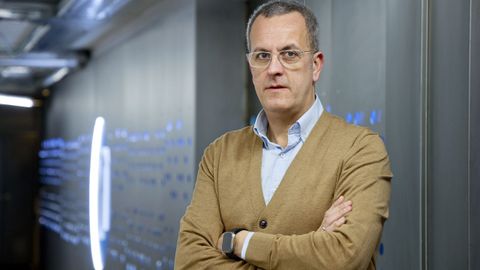 Pablo Viqueira, fundador de Ineltr&oacute;n, recibe a La Voz en la sede de la compa&ntilde;&iacute;a en Betanzos.