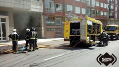 Bomberos, en un incendio en Avi�s