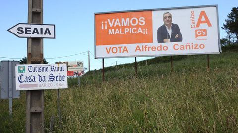 Imagen de archivo de la parcela de Malpica sobre la que una promotora pretende construir 32 pisos, de los que 13 ser�n de protecci�n oficial.