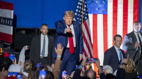 Trump, durante un acto de campaa en Durham, en el estado de New Hampshire.