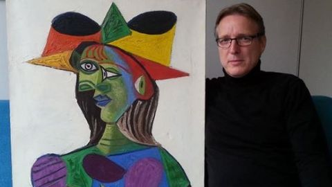 el investigador de arte holand�s Arthur Brand encontr� el cuadro Busto de Mujer, del artista espa�ol Pablo Picasso