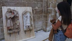 Las piezas rescatadas pueden verse en la sala de armas del pazo de Xelm�rez.