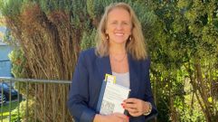 Isabel Mor�n, profesora da USC e autora da monograf�a