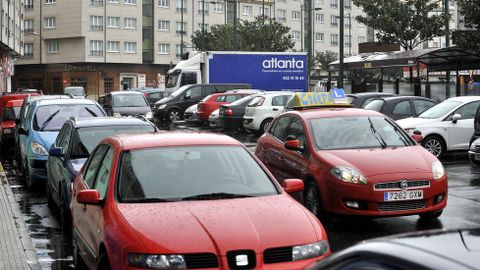 El �rea comercial de A G�ndara ya hay zona azul. 