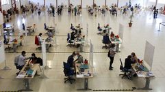 El recinto de FIMO acogi� ayer la segunda jornada de vacunaci�n masiva con Janssen