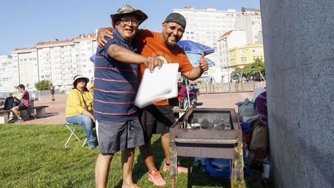 San Xon en el barrio de Os Marieiros