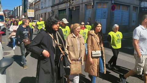 Elena Candia y ediles del PP estuvieron en la manifestación
