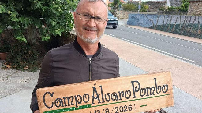 El artista local O Mighelo colabora con la inauguraci�n.