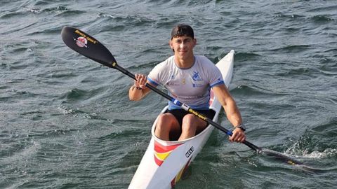 �scar Allegue, que fue bronce en el K1 1000 y plata en el K1 500, asegura plazas para el Mundial y el Europeo.