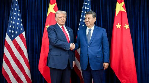 Donald Trump y Xi Jinping, durante el encuentro en Busan (Corea del Sur)