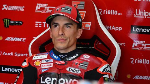 Marc M�rquez, durante el Gran Premio de Francia, celebrado en Le Mans.