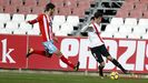 Carlos Fern�ndez en un Sevilla Atl�tico-Lugo