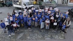 Imagen de la concentraci�n de este mi�rcoles organizada por Asfanemor en Viveiro