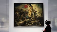 Imagen de archivo de �La libertad guiando al pueblo�  de Delacroix