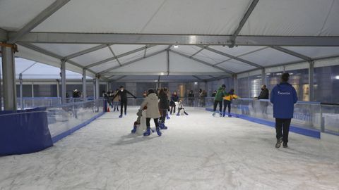 Pista de hielo de rea Central.