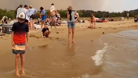 Personas que han buscado refugio en Batemans Bay