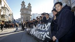 Cadena humana contra la violencia de g�nero
