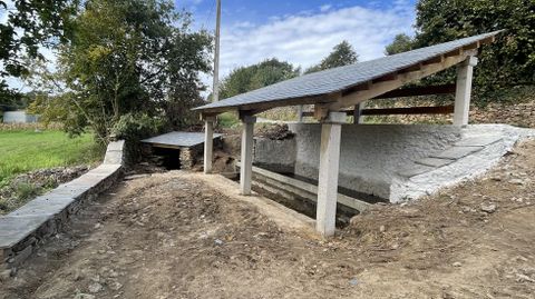 La fuente y el lavadero de Vilar presentarn un aspecto completamente renovado