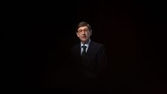 El presidente del Bankia, Jos� Ignacio Goirigolzarri, durante su intervenci�n en la junta general de accionistas de Bankia, en la que se aprueban las cuentas anuales, el informe de gesti�n, y las modificaciones sobre la Comisi�n de seguimiento y supervisi�n del proceso de fusi�n con Banco Mare Nostrum