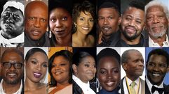 �scars 2016: Catorce int�rpretes negros con estatuilla